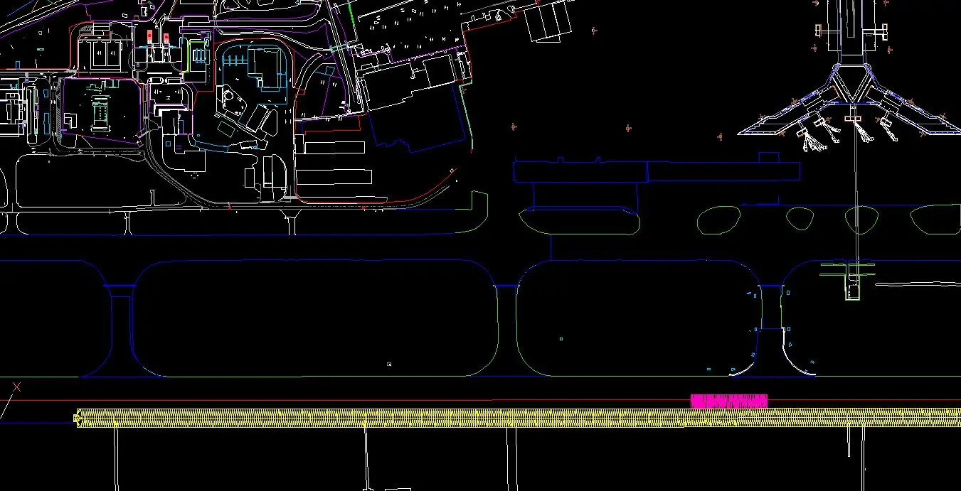 Erneuerte Hauptpiste 15/33 am EuroAirport